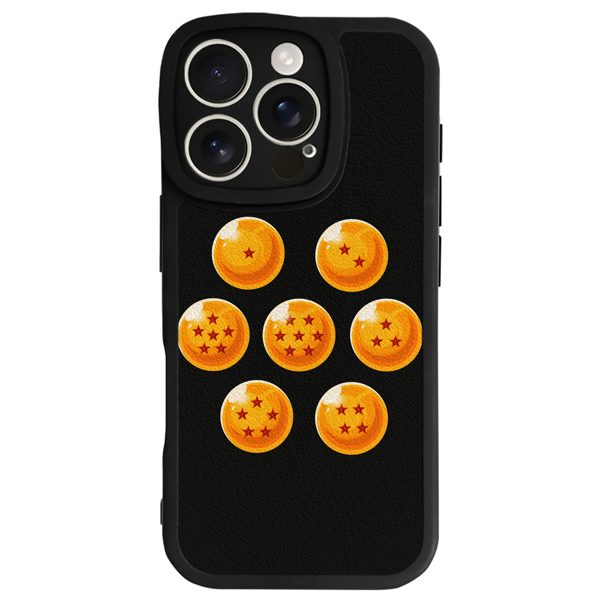 （画像用） ドラゴンボール DRAGON BALL 【iPhone 16シリーズ対応】シリコンスマホケース（レザー調） 材質：シリコン